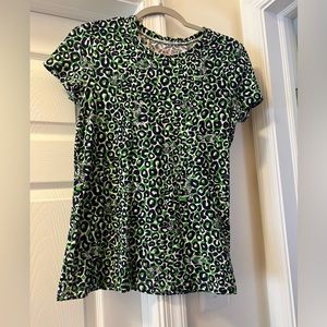 Lilly Pulitzer, “Thrill of the chase”, leopard t-shirt